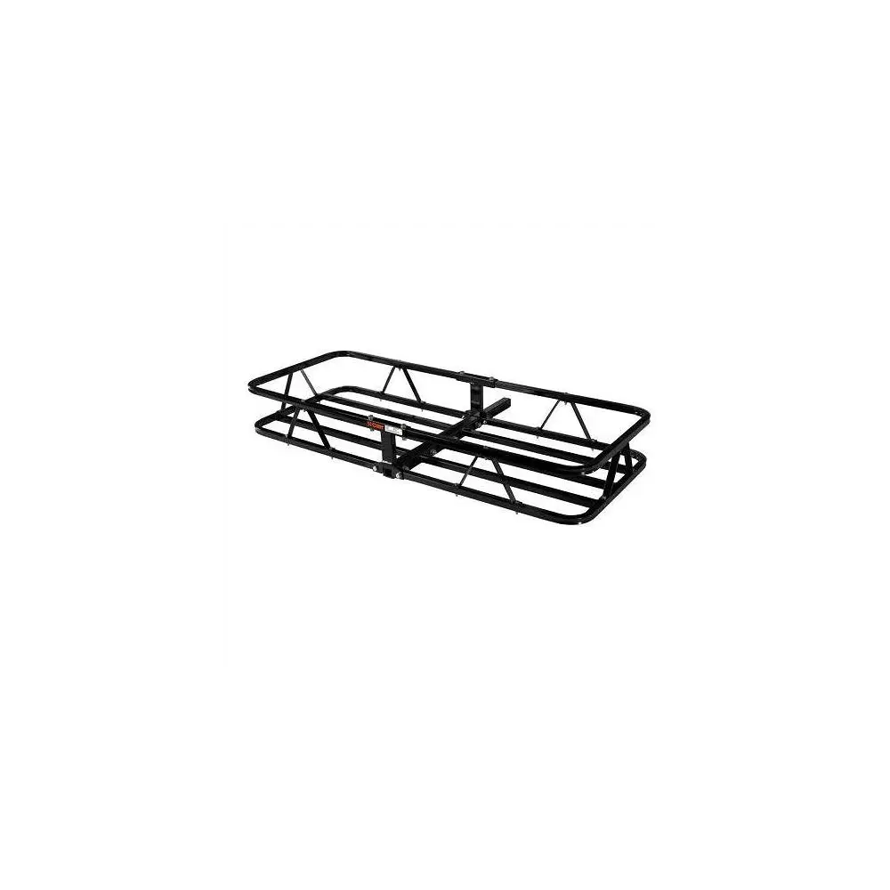 Fixed 1-1/4" Shank Basket Cargo Carrier w/ 2" Adapter Sleeve - 48" x 20" x 6" - 18145